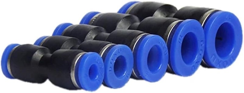 Push To Connect Fittings 50 قطعة موصلات مستقيمة سريعة PU4 مقاس للهوائية الصناعية - Image 4